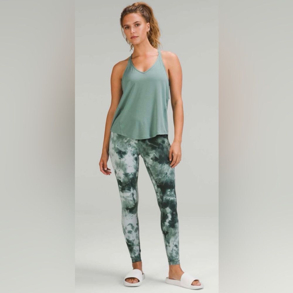 Lululemon Align High Rise 27 Leggings Size 4 Diamond Dye Smoked Spruce Nulu Yoga
